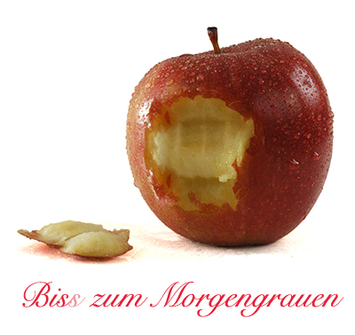 Biss zum Morgengrauen -- Apfel, durch Vampir angebissen..